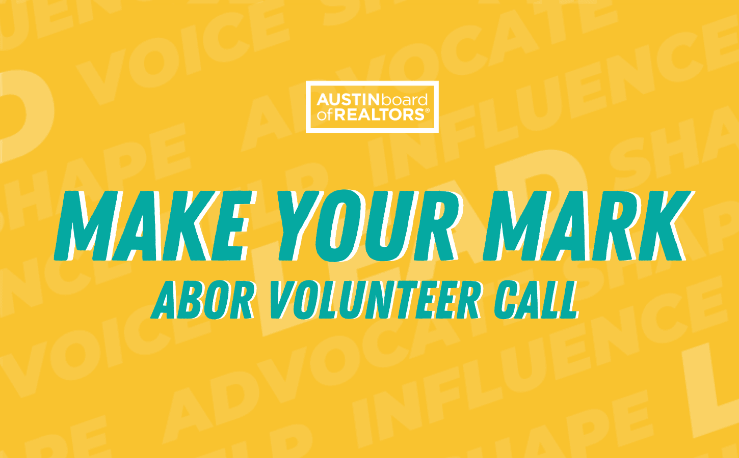 Make Your Mark: 2027 Volunteer Call