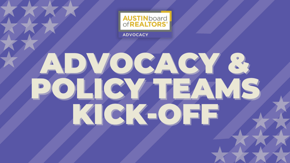 2026 Advocacy & Policy Teams Kick-Off