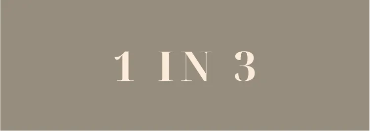 1 in 3 Flex Graphic