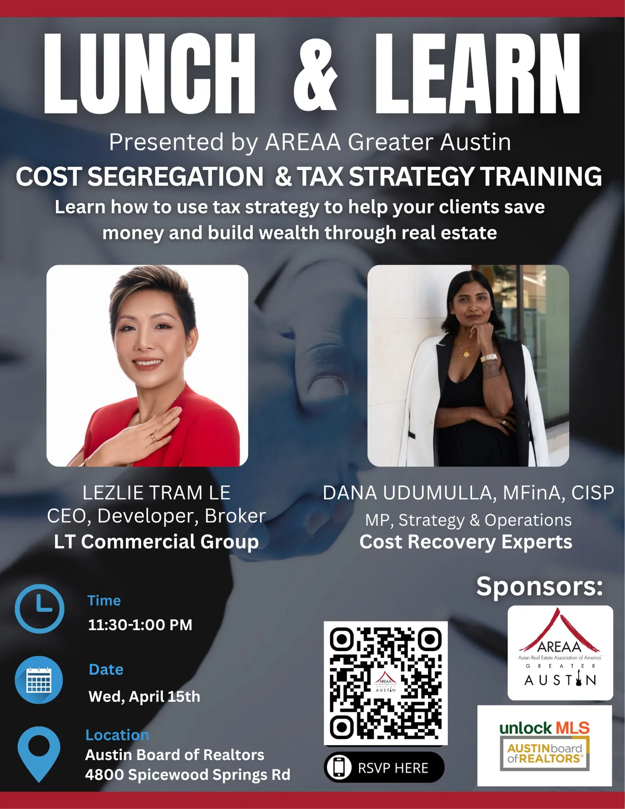 COST SEGREGATION & TAX STRATEGY TRAINING (Real Estate Flyer).png