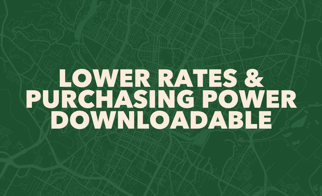 Lower Rates & Purchasing Power Downloadable Image