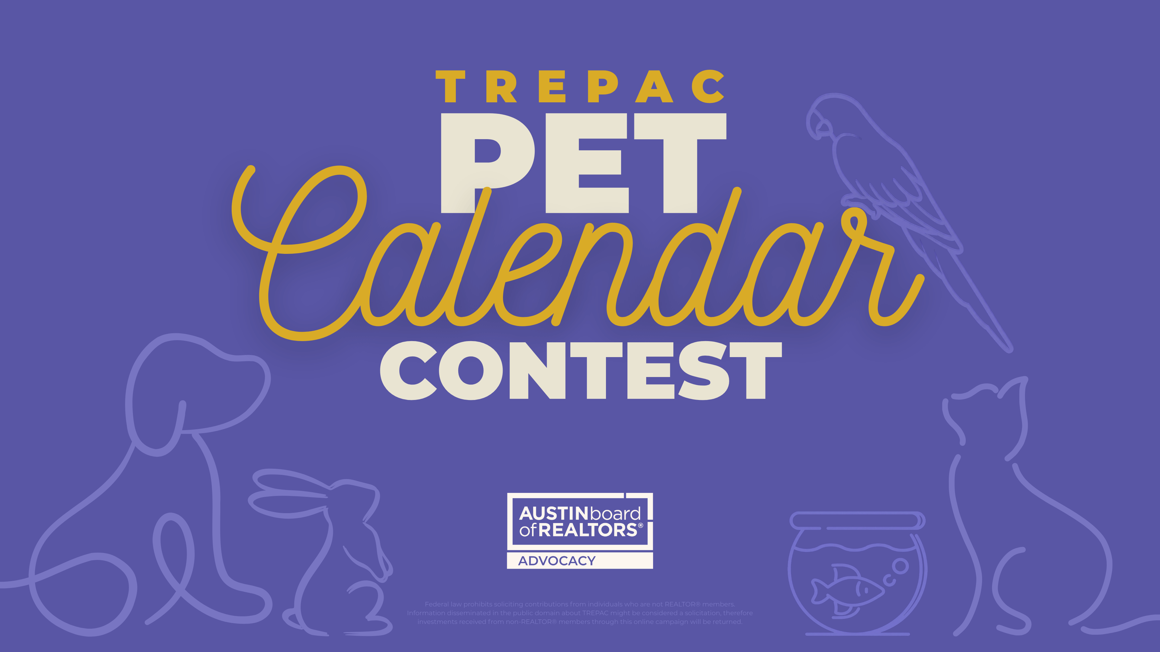 2027 TREPAC Pet Calendar Contest