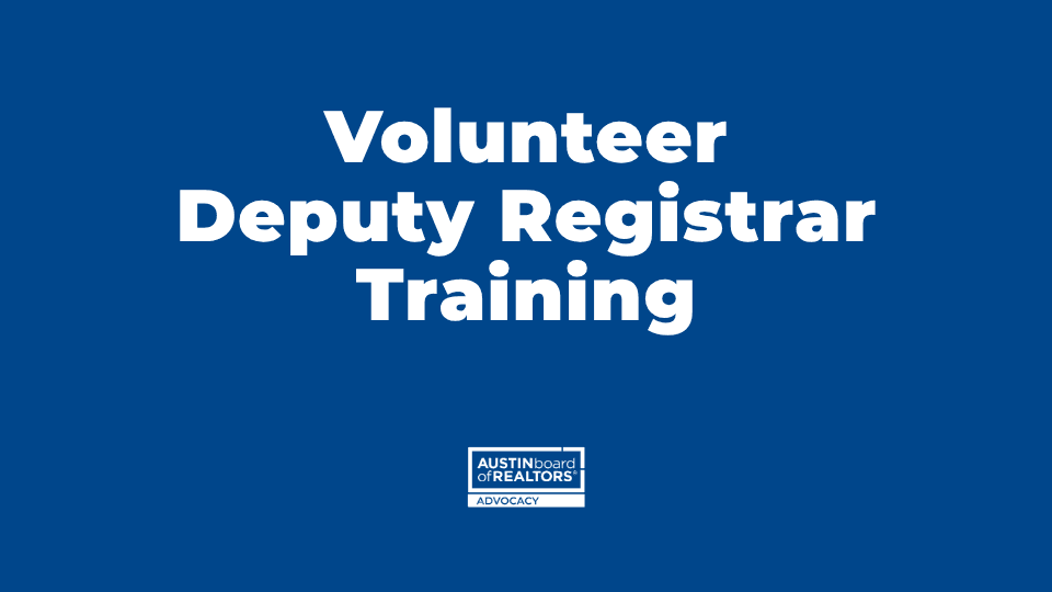 ABoR Advocacy Volunteer Deputy Registrar Training