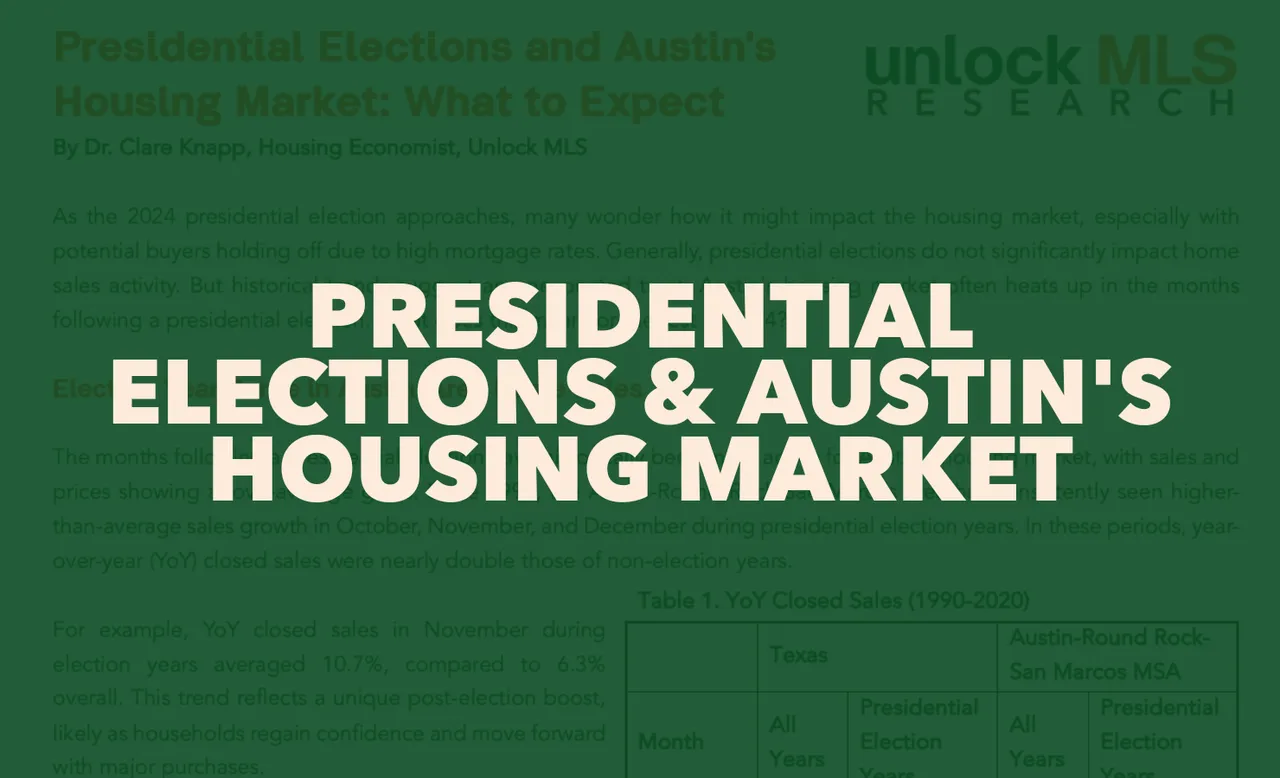 Presidential Elections & Austin's Housing Market: What to Expect Image