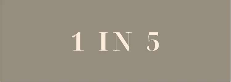 1 in 5 Flex Graphic